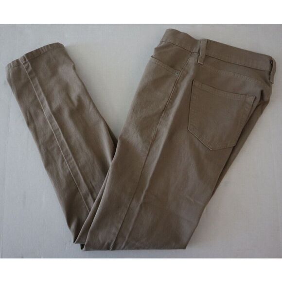 Levi's 511 Women's Sz 28 x 30 Olive Green Slim Fit Tapered Leg Stretch Jeans - Picture 6 of 7